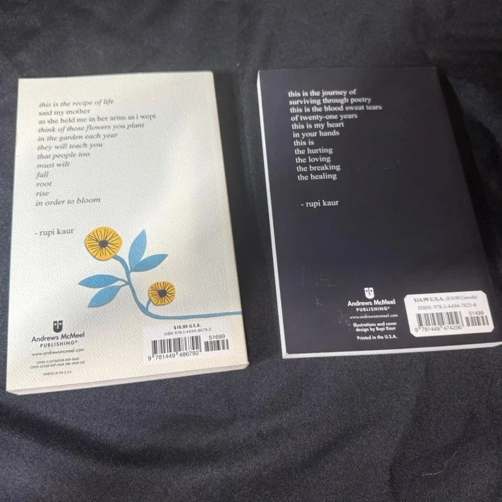 Milk and Honey and The Sun and Her‎ Flowers Bundle by Rupi Kaur
